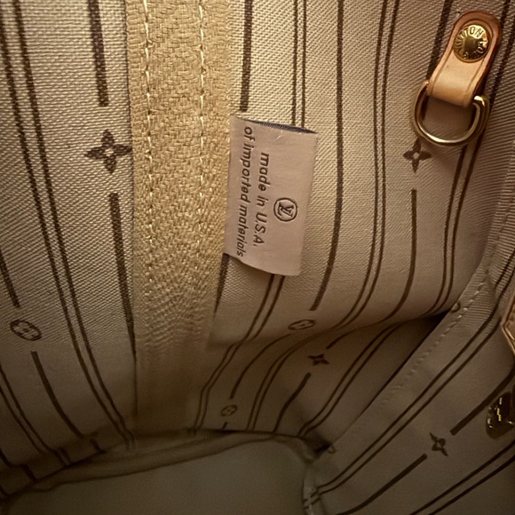 Louis Vuitton Classic Neverful MM monogram tote handbag purse - Picture 13 of 16